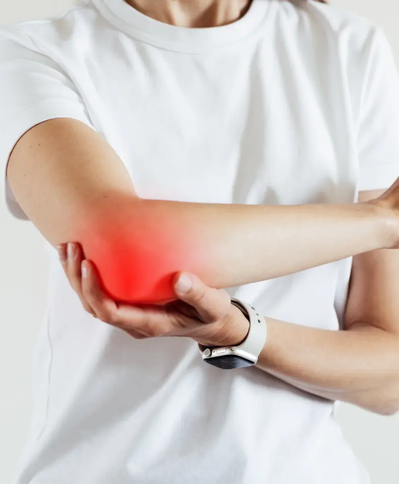 Elbow Pain Relief: Work Injury Rehab. Physical therapy for mobility recovery. Faster healing at our rehabilitation clinic.